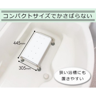 使い勝手のよさを重視したシンプル設計 SunRuck バスタブチェア SR-SBC503