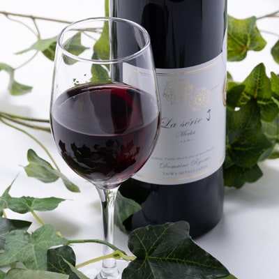 自社葡萄を使用した赤ワイン メルロー 750ml×1本