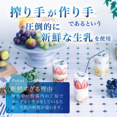 【新鮮な生乳のみ使用】無加糖飲むヨーグルト180ml×10本セット 蔵王村上牧場直送 アトレイユ