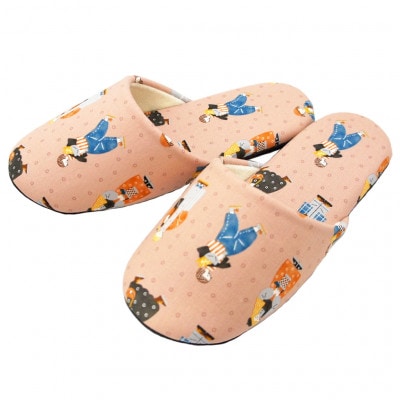 ハバメグミガールズソフトスリッパ　Fサイズ　ピンク