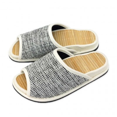 スリッパ D型セノーテデコラ極 Mサイズ ホワイト