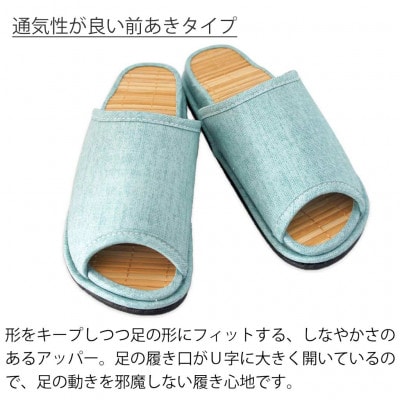 スリッパ Dセノーテロゼッタ極 Mサイズ グリーン