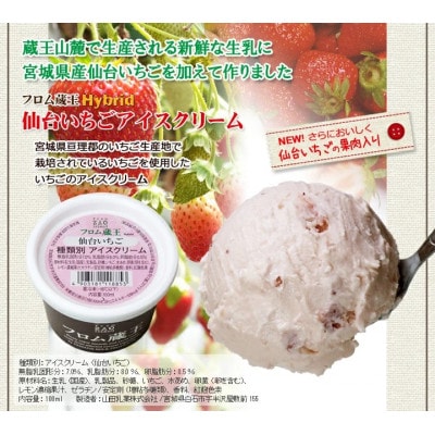 フロム蔵王　マルチアイスクリーム12個&牛タンコロッケ10個セット