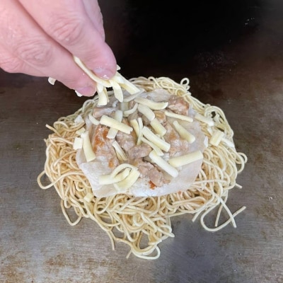 お好み焼き 安芸高田市 名物 あきたかた焼き 1枚(そば入り)[No5895-7026]