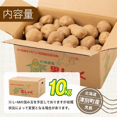【先行受付】R8年産 特別栽培じゃがいも(男爵) 10kg | 北海道津別町