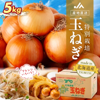 【先行受付】R8年産 特別栽培玉ねぎ 5kg | 北海道津別町