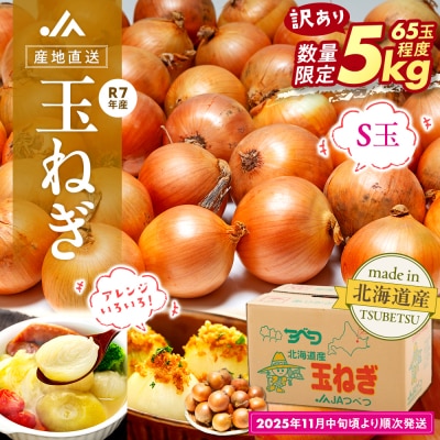 【訳あり】玉ねぎ S玉 5kg | 北海道津別町
