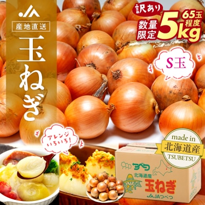 【先行受付】訳あり R8年産 玉ねぎ S玉 5kg | 北海道津別町