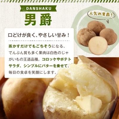 【先行予約】秋の旬 じゃがいも2種食べ比べ 10kg ピンクの八百屋〜ナツやさい〜  | 北海道津別
