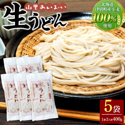 山里あいおい　生うどん(1袋2人前)5袋入り