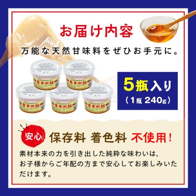 麦芽水飴 5瓶入り(1瓶240g) ロマンス製菓 | 北海道津別町