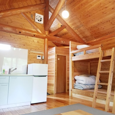 OutdoorFunキャンプフィールド ログキャビン利用券 1枚[No5895-0491]