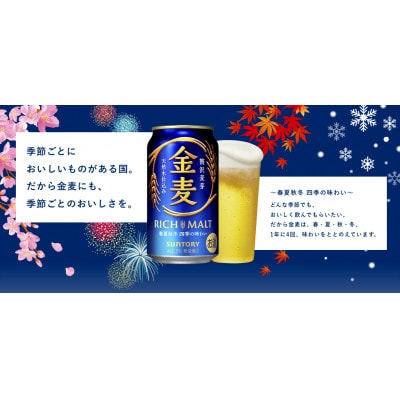 【毎月定期便】サントリー金麦500ml缶×24本全2回