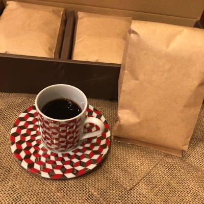 【自家焙煎珈琲工房　南方郵便機】定番コーヒー豆3種セット【※こちらは豆のセットです】