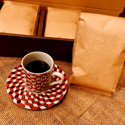 【自家焙煎珈琲工房　南方郵便機】シティロースト コーヒー豆3種セット【※こちらは豆のセットです】