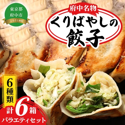 手造り餃子くりばやしの【餃子6種類セット】(各1箱ずつ)
