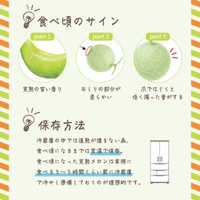 【2025年7月後半発送】【秀～優品】津軽平野 メロン 約7.5kg程度 赤肉・青肉セット 4～8玉