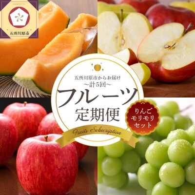 【2025年8月発送開始】フルーツ 定期便 5回 りんご たっぷり セット 訳あり品含む