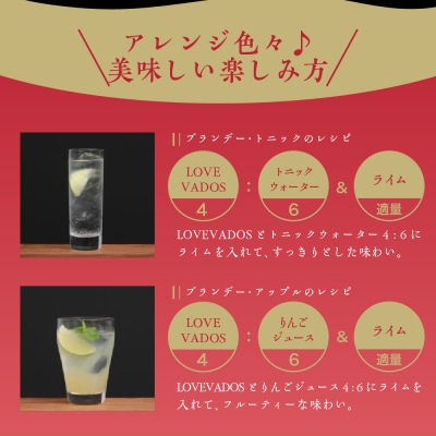 アップルブランデー LOVEVADOS ラブヴァドスホワイト25%