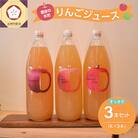 青森 りんごジュース 1L×3本 りんご 果汁 100% ストレート すっきり 飲み比べ セット