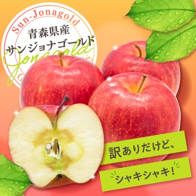 【2025年12月前半発送】青森県産『訳あり』サンジョナゴールド約10kg