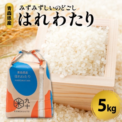 【先行受付】米 5kg はれわたり 令和8年産 新米 青森県産 (精米) 特A