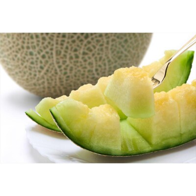 先行受付【2026年8月前半発送】【秀～優品】津軽平野のメロン 約7.5kg程度(青肉) 