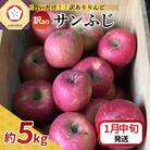 【2026年1月中旬発送】【訳あり】りんごサンふじ5kg青森
