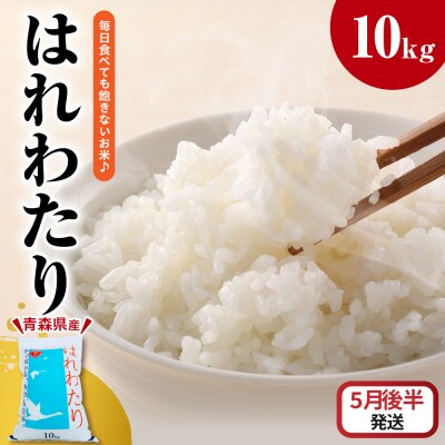 【2026年5月後半発送】米 はれわたり10kg(白米) 10キロ 青森県 五所川原市