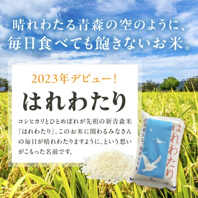 米10kg はれわたり 5kg×2 精米 青森 コメ【2025年5月後半発送】