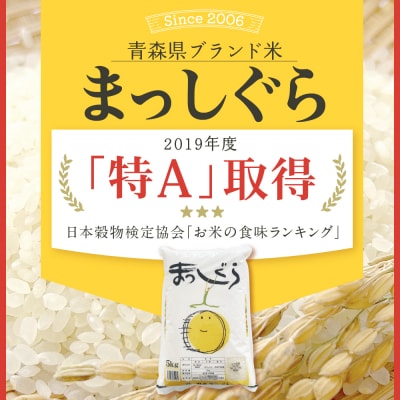 米 まっしぐら5kg(白米) お米 青森