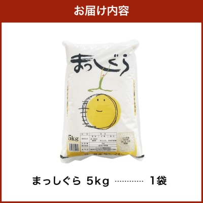 米 まっしぐら5kg(白米) お米 青森