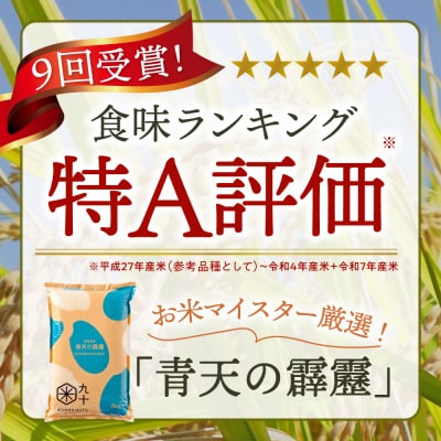 【定期便 隔月6回】青天の霹靂 定期便6回 米10kg 計 60kg 青森