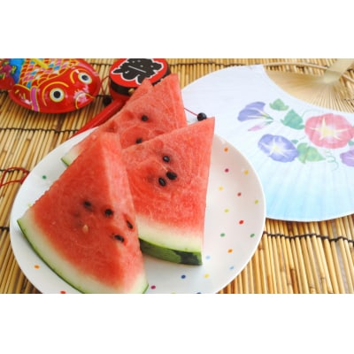 【2026年7月後半発送】 青森県産 スイカ 大玉 2玉 秀品 【先行受付】