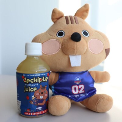 でちぷるじゅーす 280ml×24本 青森ワッツ応援 バスケットボール ストレート りんごジュース