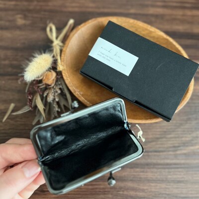 こぎん刺し 印鑑ケース 生成り×藍染 青 ハンドメイド 手作り 青森 津軽 五所川原