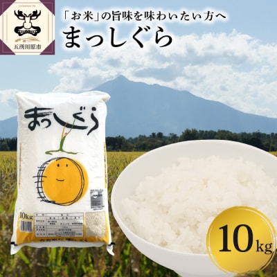 米 まっしぐら10kg(白米) 青森 五所川原 