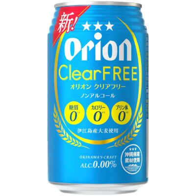 【ノンアルコールビール】オリオン クリアフリー(350ml×24本)