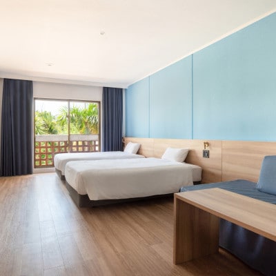 【ウォーターマークホテル沖縄 久米アイランド】スタンダードツイン 2名様(1泊夕朝食付)