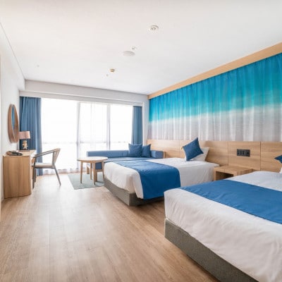 【ウォーターマークホテル沖縄 久米アイランド】デラックスツイン 2名様(1泊朝食付)