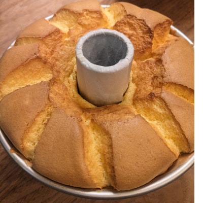 【さとふる限定】こだわり卵を使った極上のしっとりふわふわ米粉のプレーンしふぉんケーキ