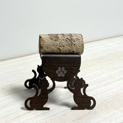 ネココルクスタンド・小物置きCCS-4