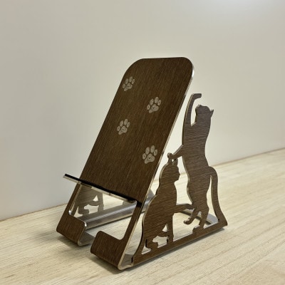 ネコ卓上スマホスタンド　CSS-01