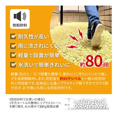 蓄光防犯砂利　リプラスストーン　1kg　【アースローズ】