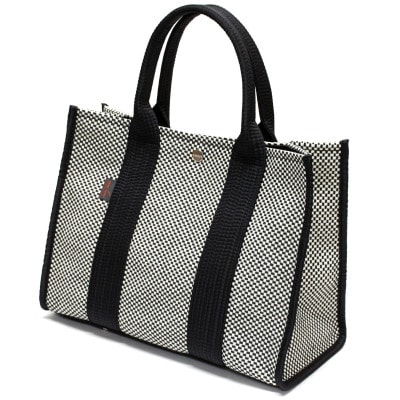 三河木綿刺子織　sasicco　スクエアトートM 　消防刺子