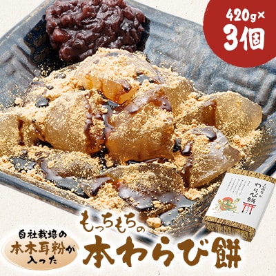 あったかぁ～◎もっちもちの本わらび餅◎　福をよぶよぶ!【豊川稲荷門前 繁盛餅のよび田屋】