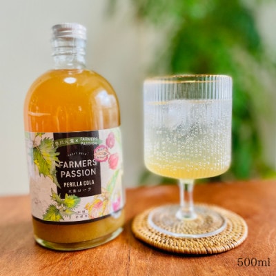 【東三河×ネパール】 コーヒーチェリー、ローゼル、アスパラガス、大葉のクラフトコーラ500ml 4本
