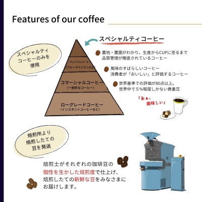 スペシャルティコーヒー 深煎り コーヒー豆 2種類セット 合計600g(豆のまま)