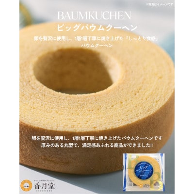 【香月堂】ビッグバウムクーヘン　32個入り