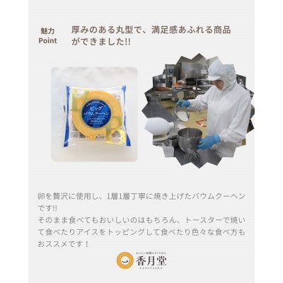 【香月堂】ビッグバウムクーヘン　32個入り